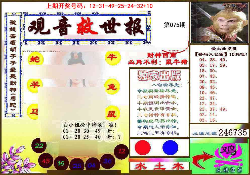 075期(另)观音救世密报[图]