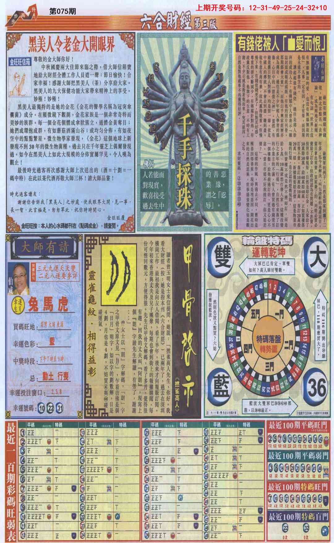 075期六合财经C加大版[图]